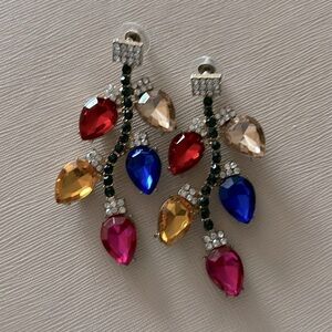 Bauble Bar Christmas Light Earrings
